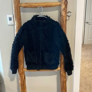 Soft black warm cute jacket
